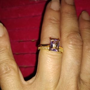 Sold + ring bomb party pastel purple along with whi